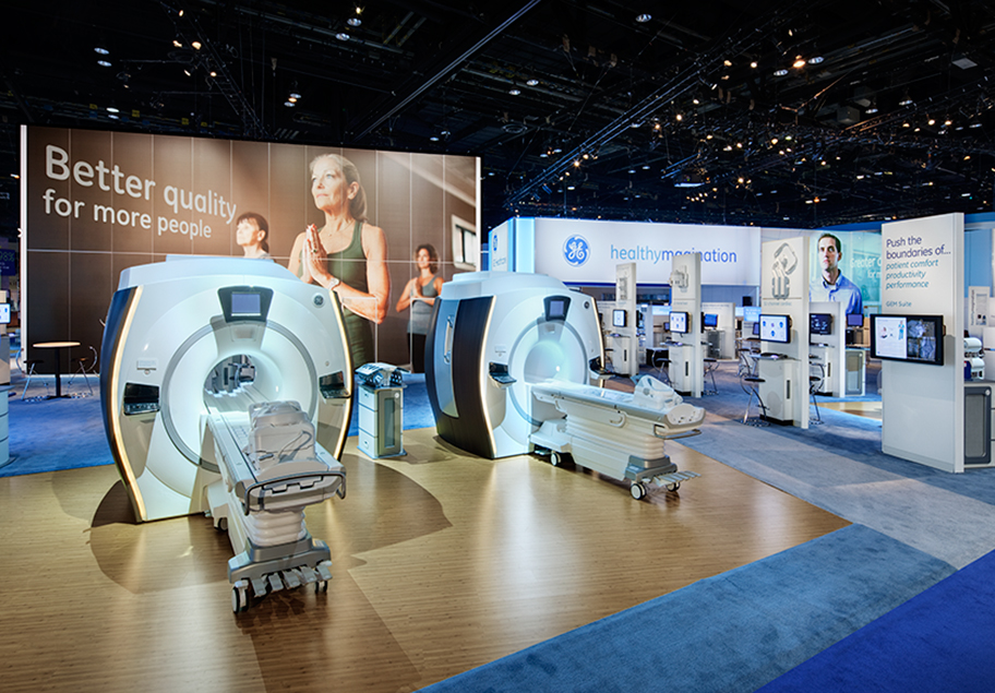 In this zone we feature new designs of GE Healthcare equipment that has a softer, look that is supported by our surrounding materials.