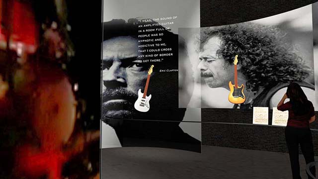 Quotes from individual artists were used to interpret each area